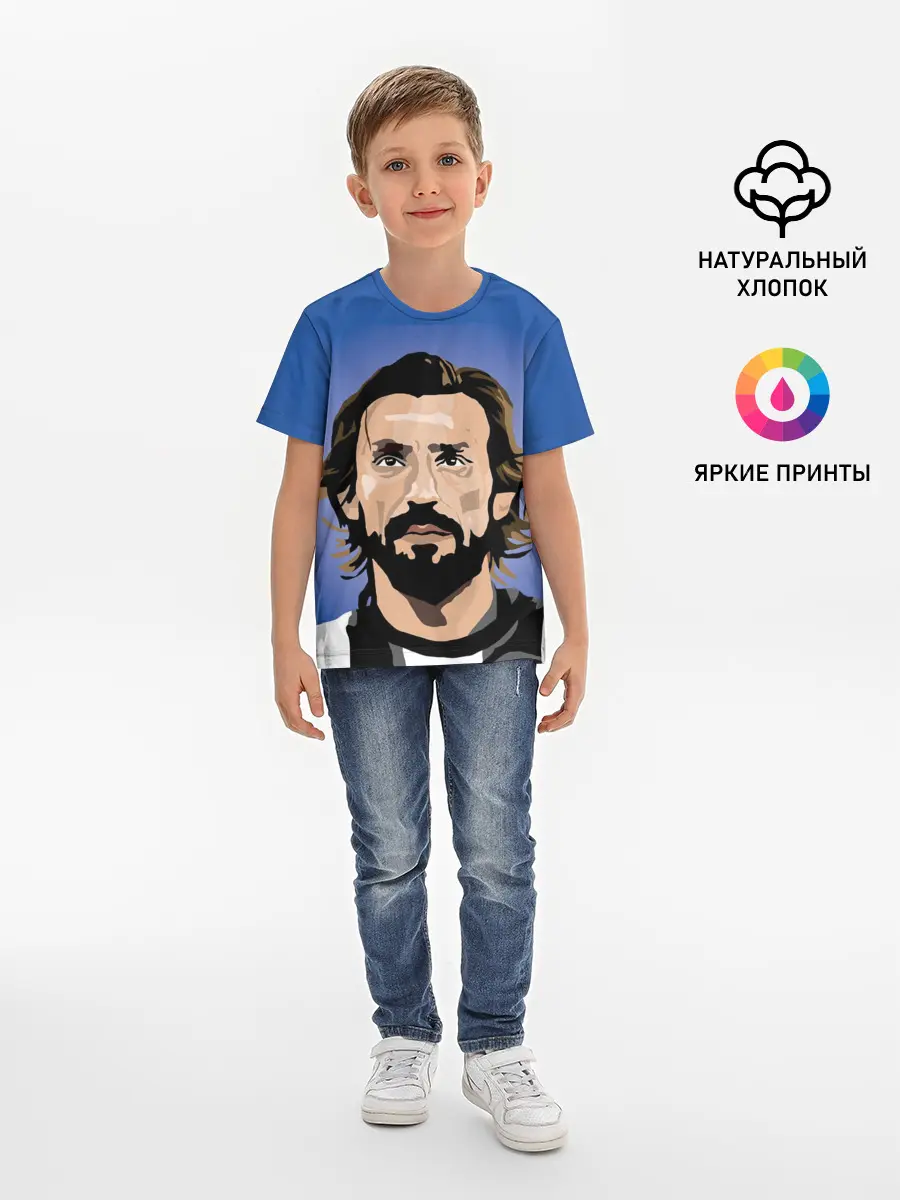 Детская базовая футболка / Андреа Пирло