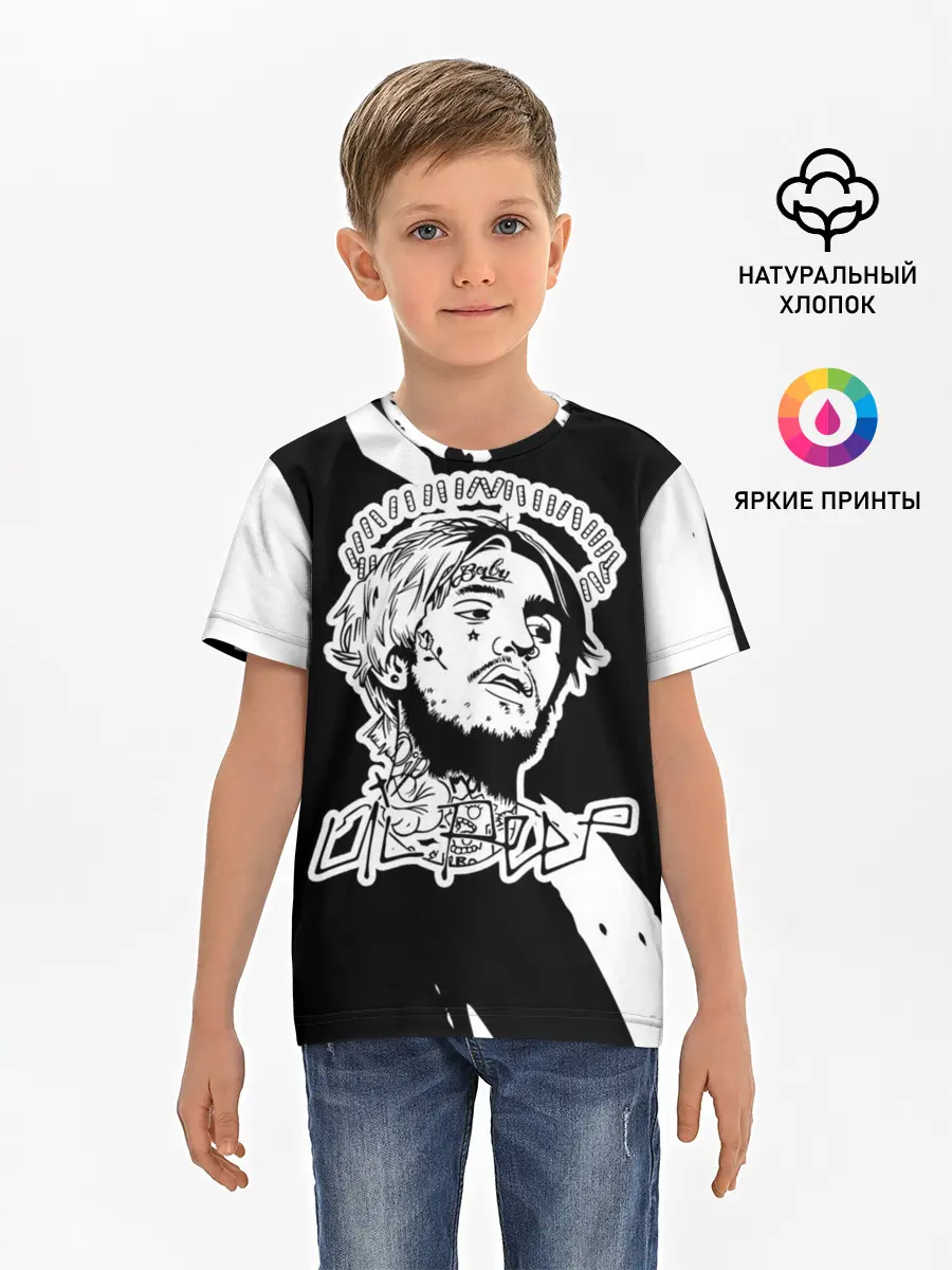 Детская базовая футболка / Lil Peep