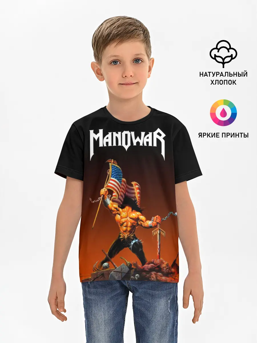 Детская базовая футболка / MANOWAR