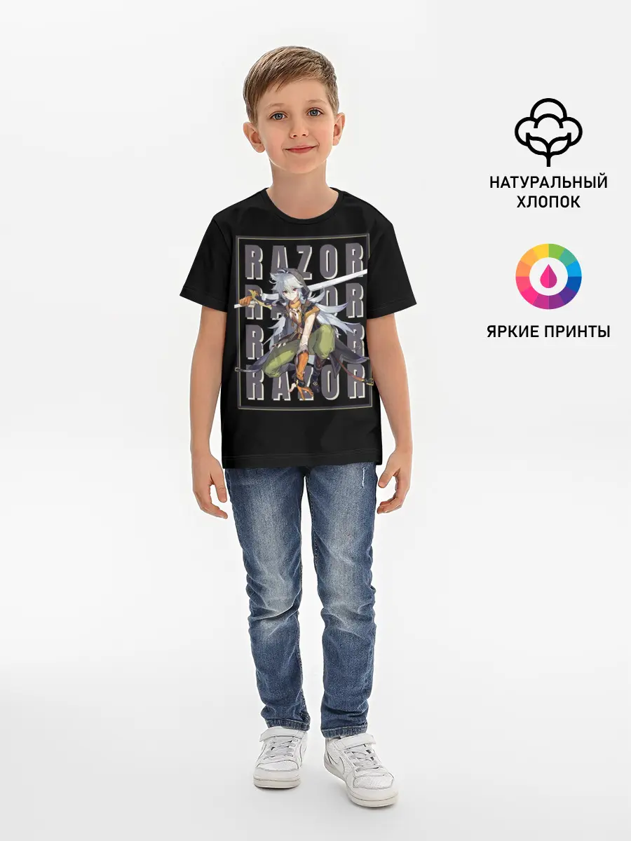 Детская базовая футболка / Genshin Impact