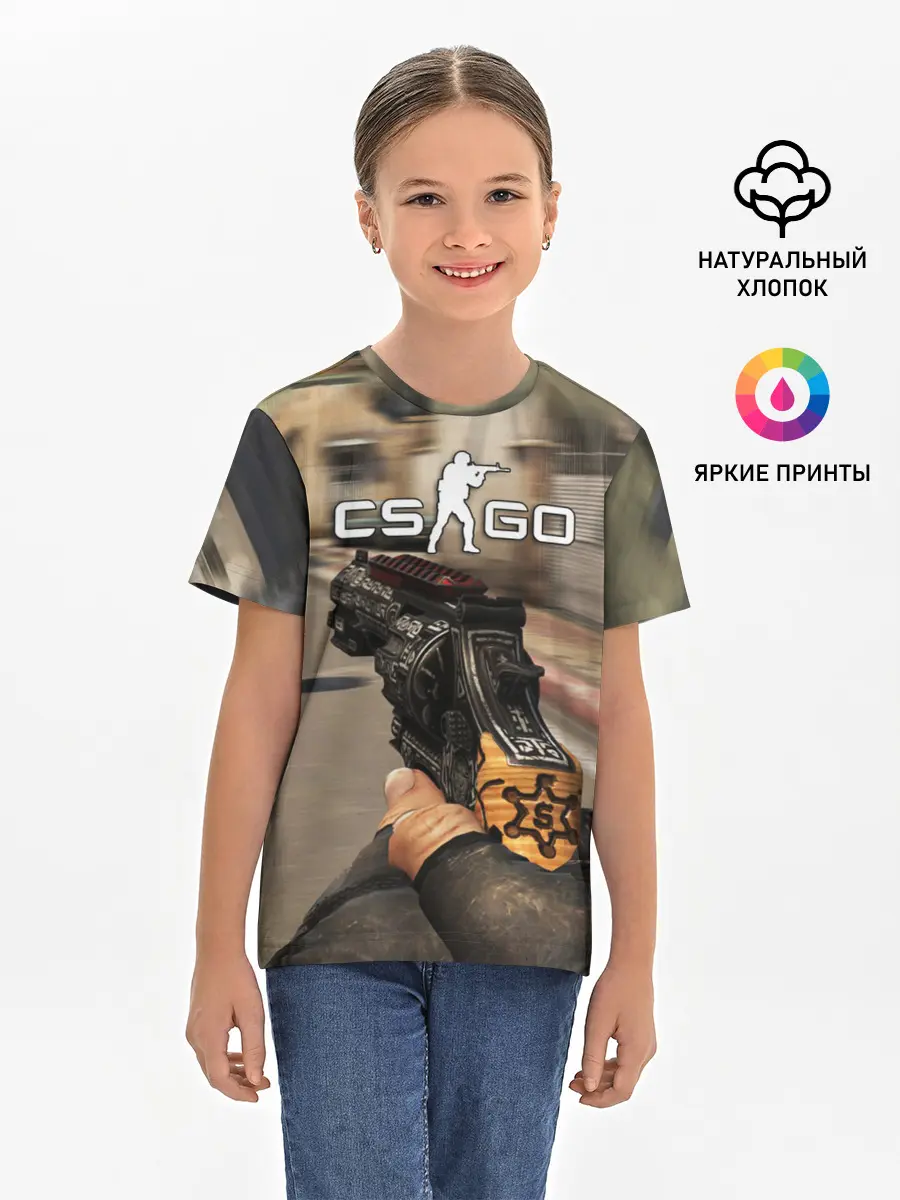 Детская базовая футболка / CS:GO