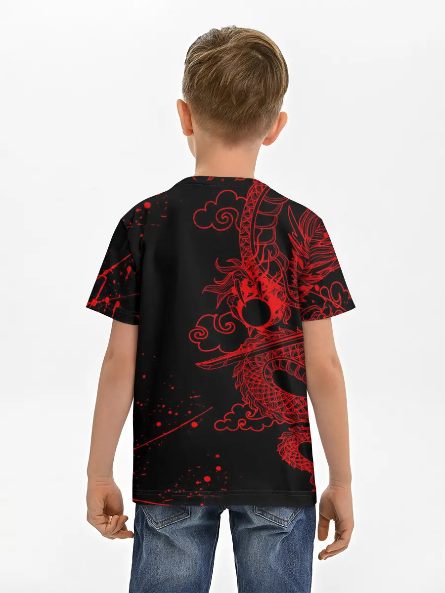 Детская базовая футболка / ТОКИЙСКИЕ МСТИТЕЛИ КРАСНЫЙ ДРАКОН