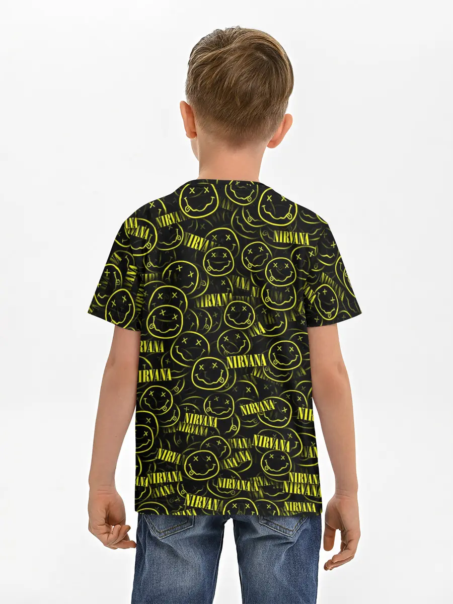 Детская базовая футболка / Нирвана