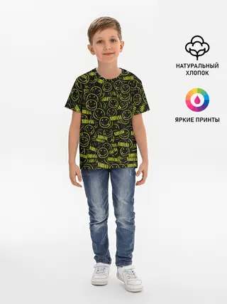 Детская базовая футболка / Нирвана