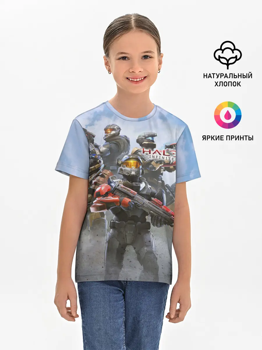 Детская базовая футболка / Halo Infinite