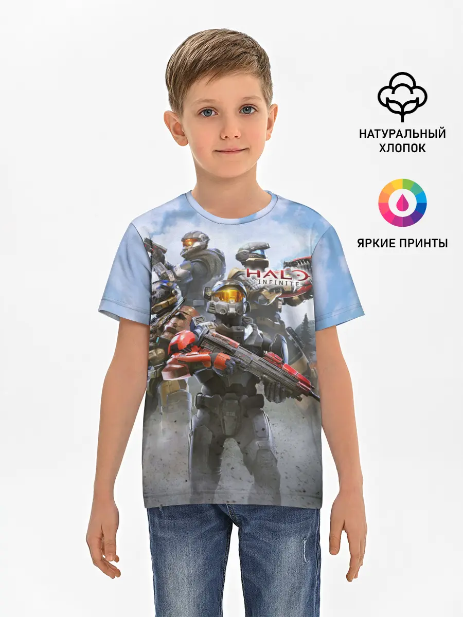 Детская базовая футболка / Halo Infinite