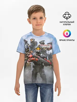 Детская базовая футболка / Halo Infinite