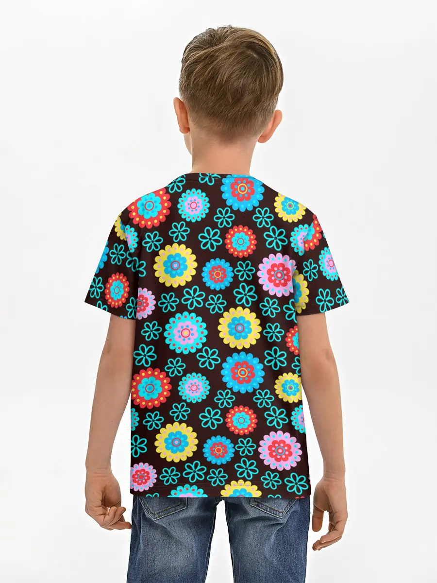 Детская базовая футболка / Flоwers