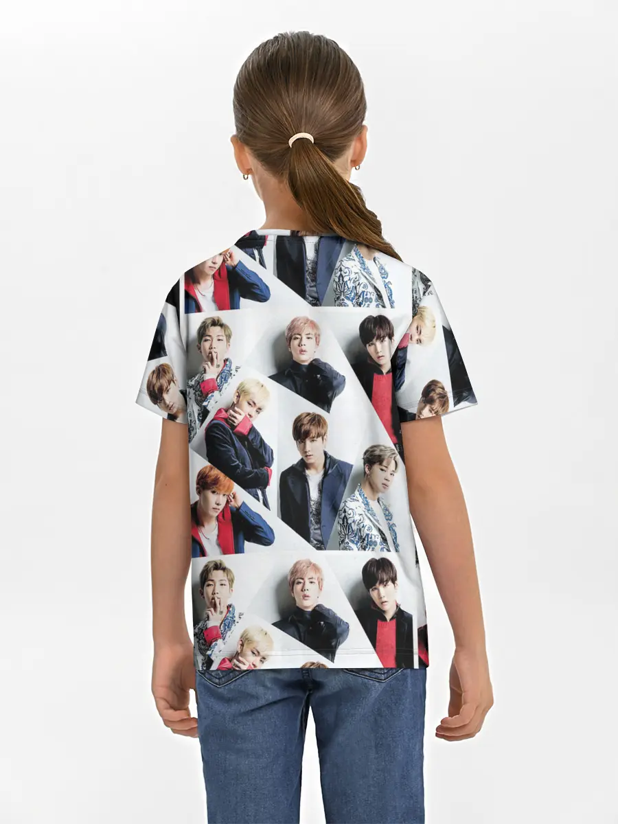 Детская базовая футболка / BTS COLLAGE