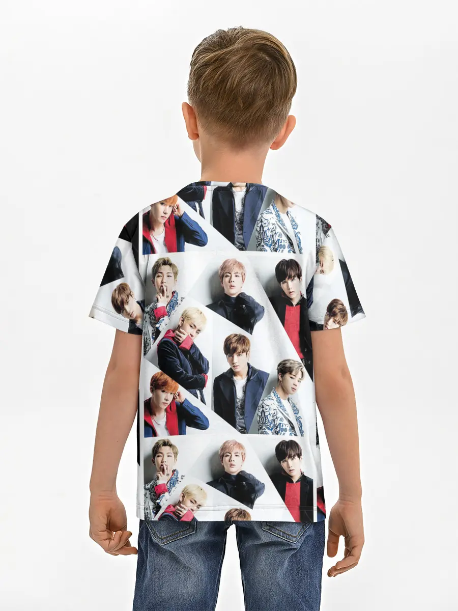 Детская базовая футболка / BTS COLLAGE