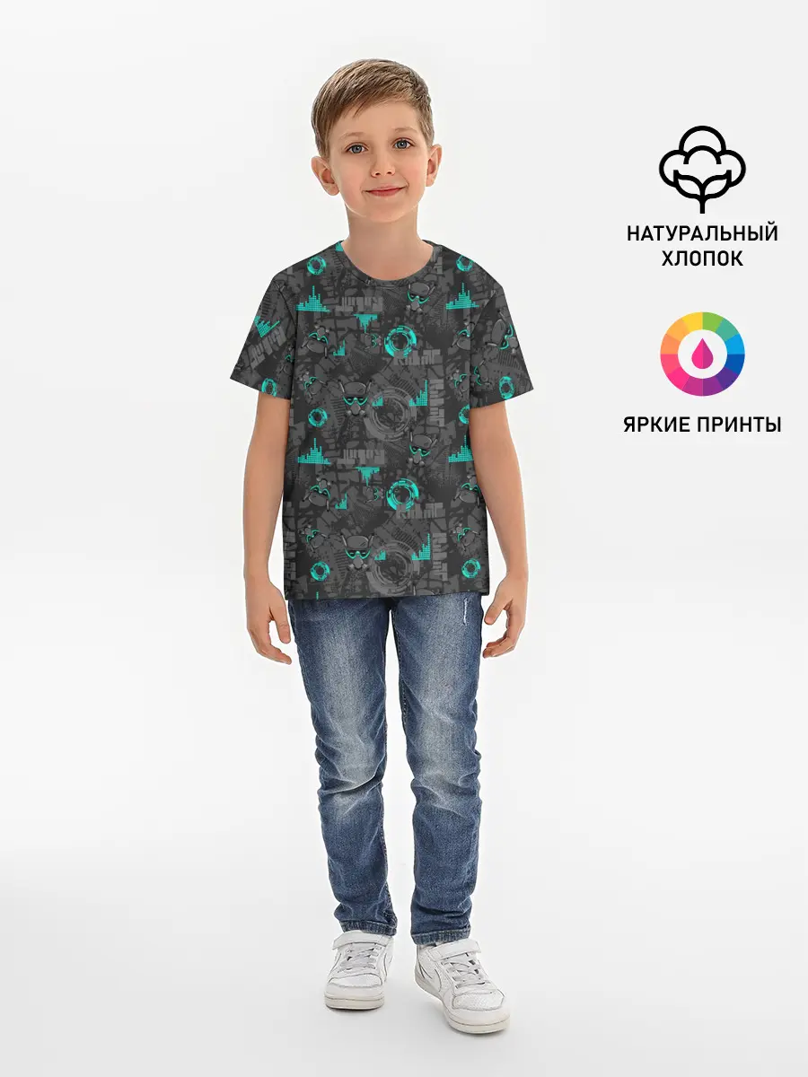 Детская базовая футболка / Cyber