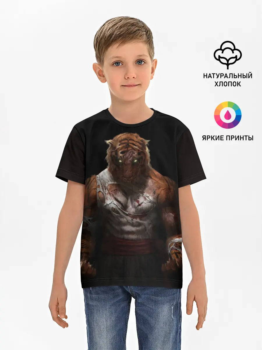 Детская базовая футболка / Tiger