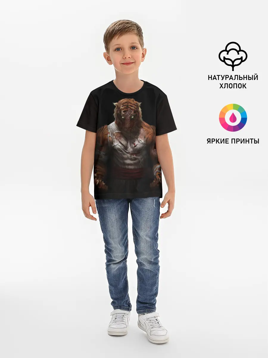 Детская базовая футболка / Tiger