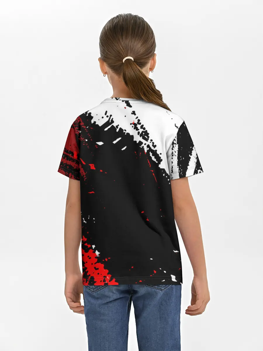 Детская базовая футболка / Among Us Sus Life Imposter.