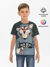Детская базовая футболка / Furry fox