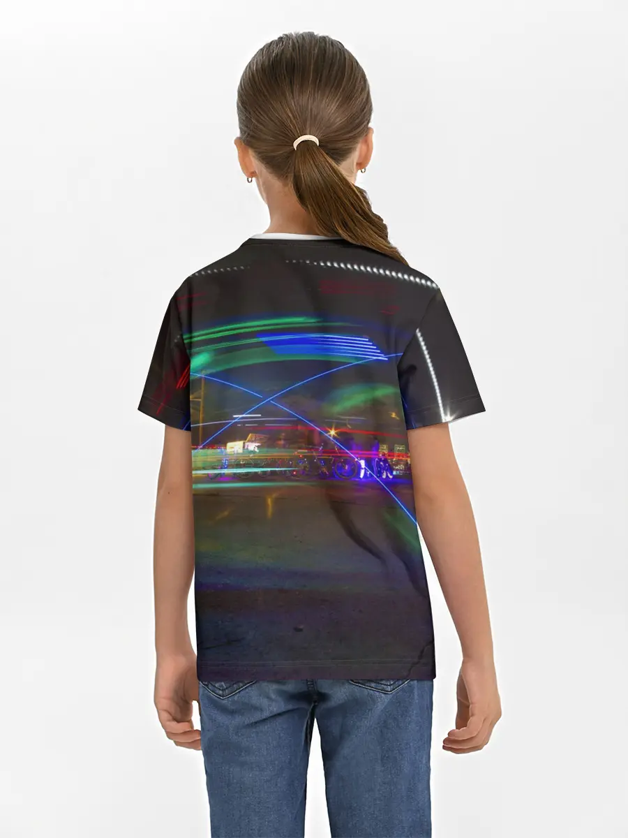 Детская базовая футболка / Neon