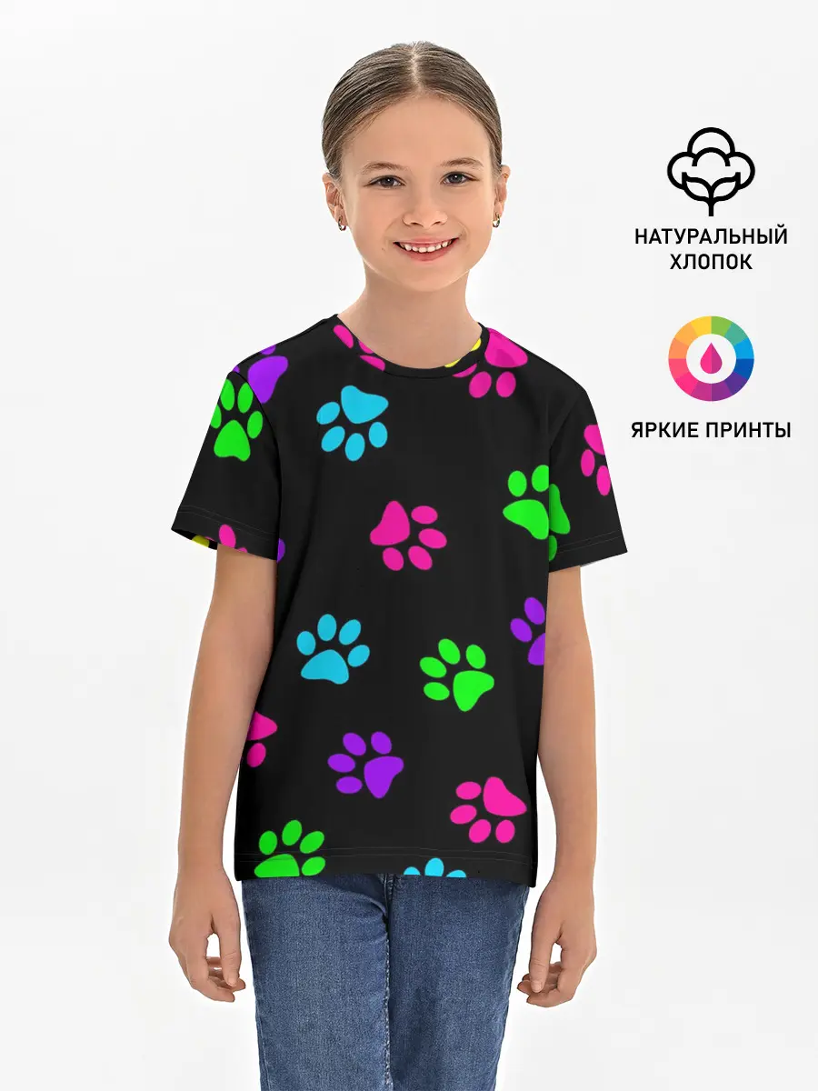 Детская базовая футболка / ЛАПКИ