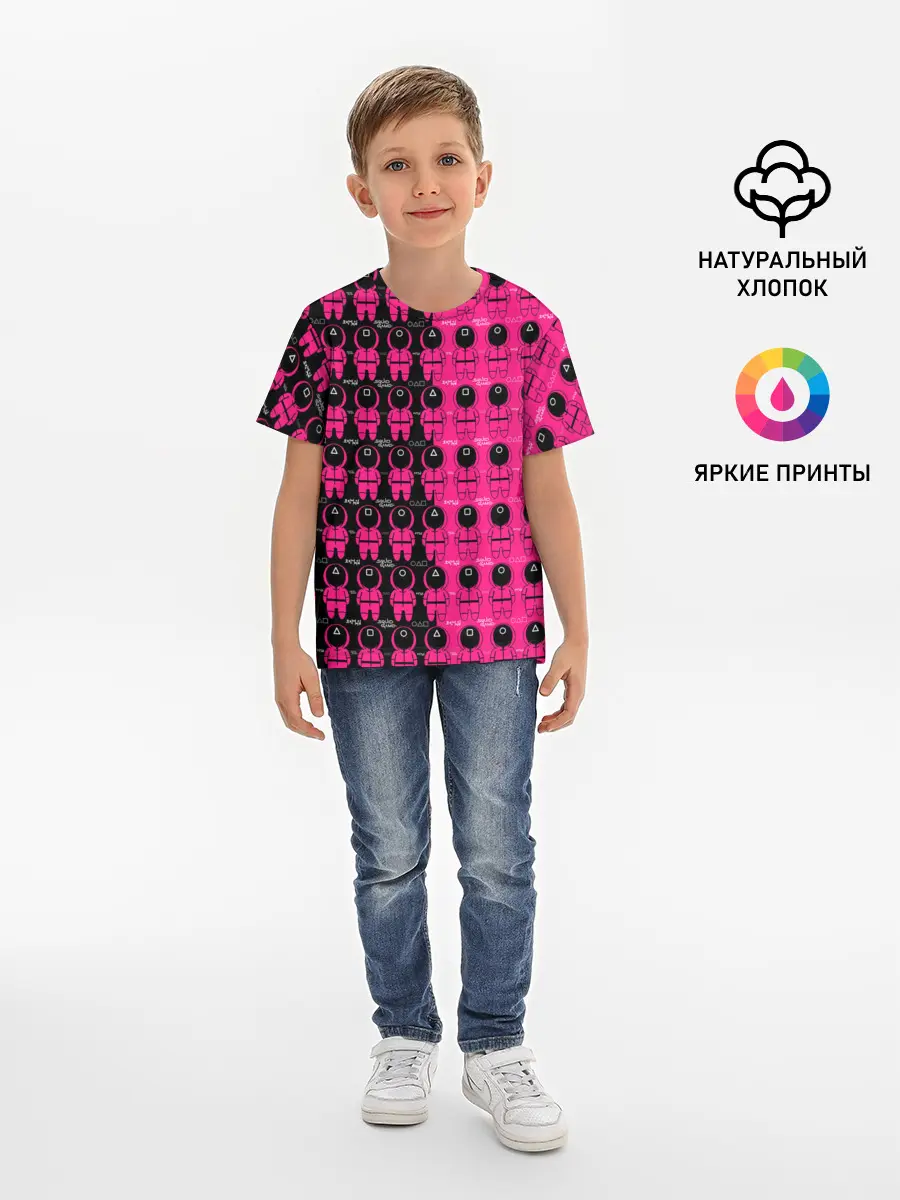 Детская базовая футболка / Squid Game
