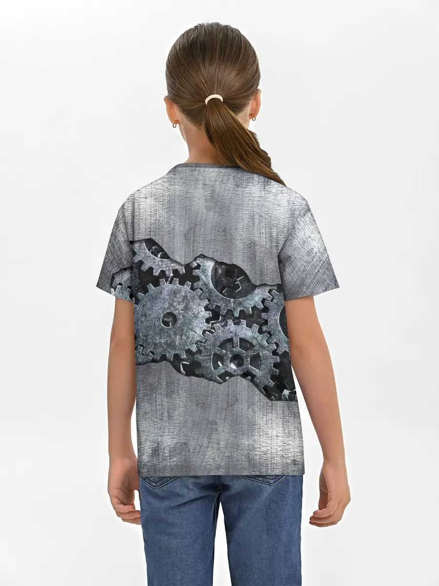 Детская базовая футболка / Шестеренки