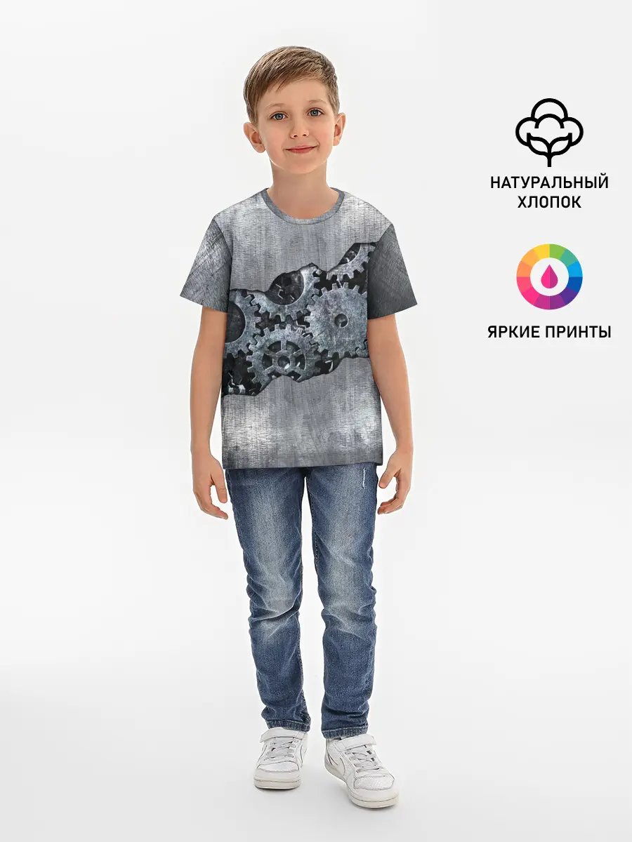 Детская базовая футболка / Шестеренки