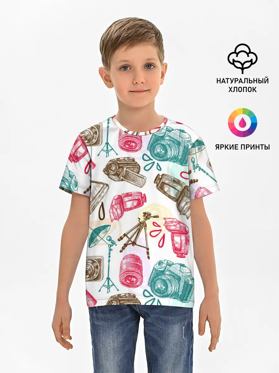 Детская базовая футболка / Блогер