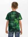 Детская базовая футболка / Тропическая листва | Тропики