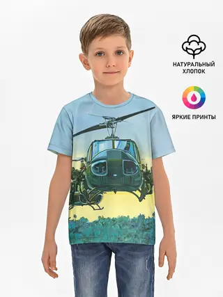 Детская базовая футболка / Вертолеты