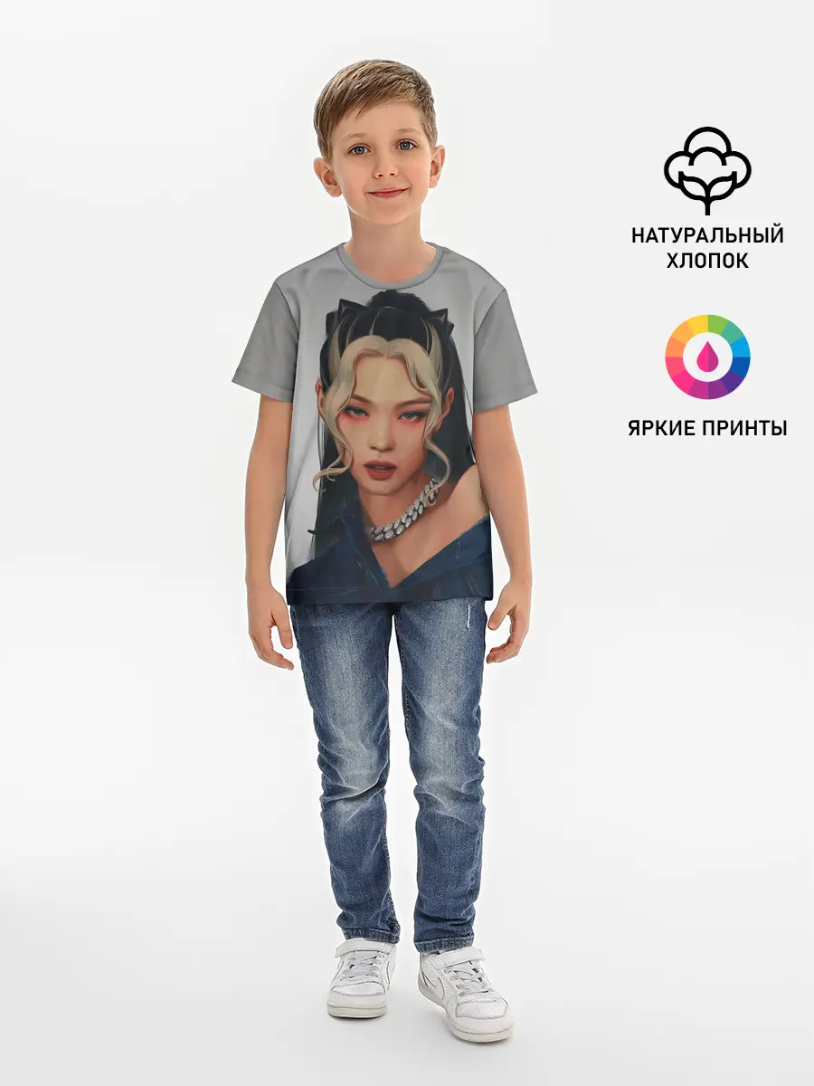 Детская базовая футболка / Hot Jennie