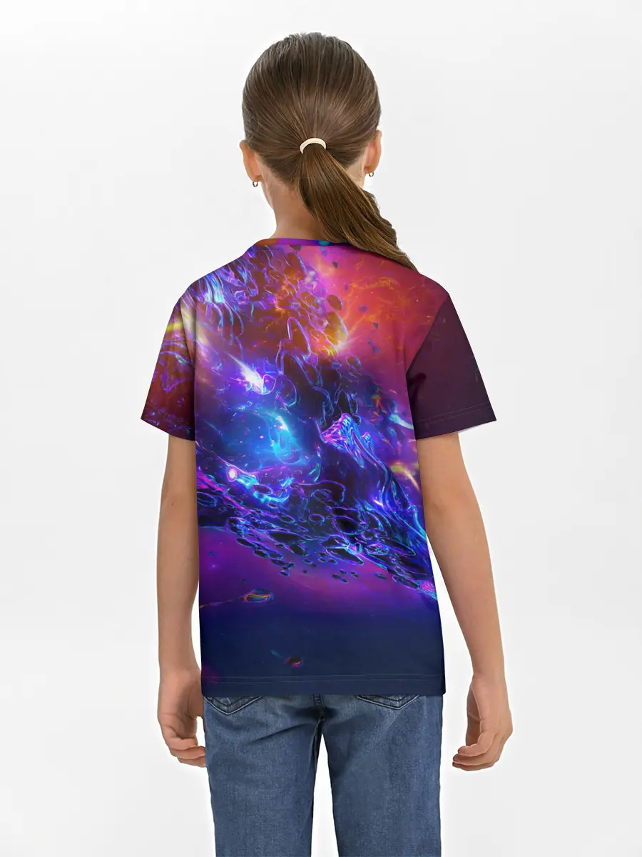 Детская базовая футболка / SPACE ABSTRACT