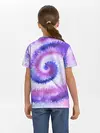 Детская базовая футболка / TIE-DYE PURPLE