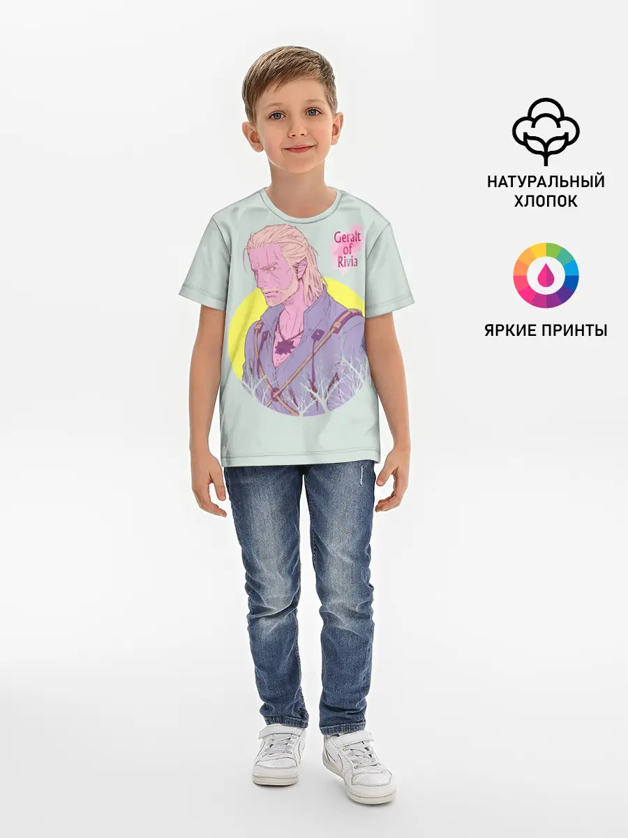Детская базовая футболка / Geralt of Rivia | Ведьмак