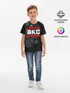 Детская базовая футболка / ВКС белый герб РФ