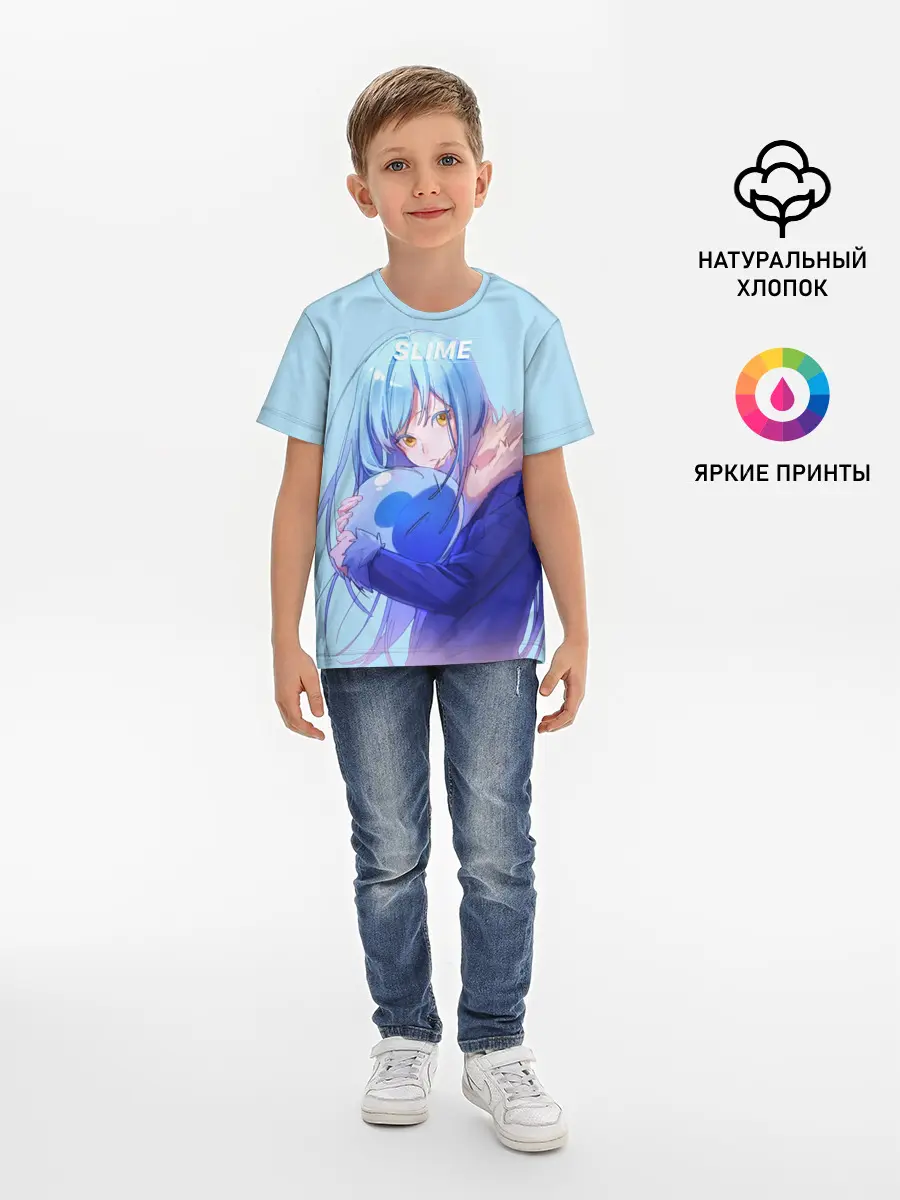 Детская базовая футболка / Slime