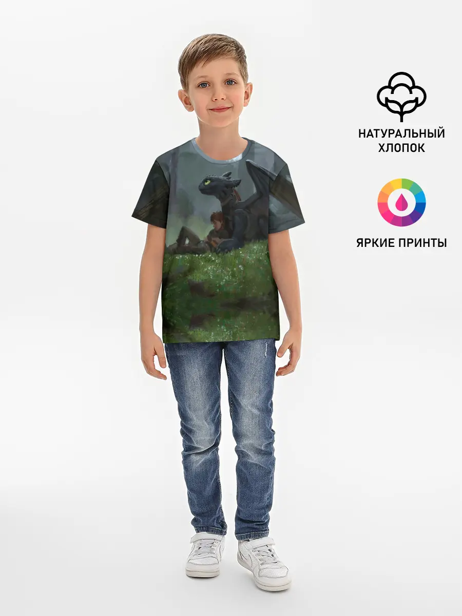 Детская базовая футболка / Верные друзья