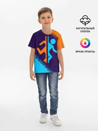 Детская базовая футболка / PORTAL / ПОРТАЛ