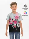 Детская базовая футболка / Розы
