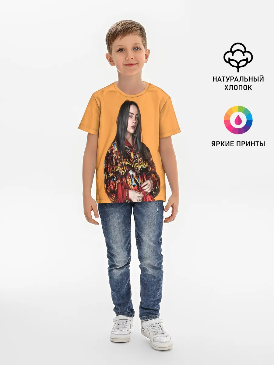 Детская базовая футболка / Billie eilish