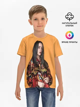 Детская базовая футболка / Billie eilish