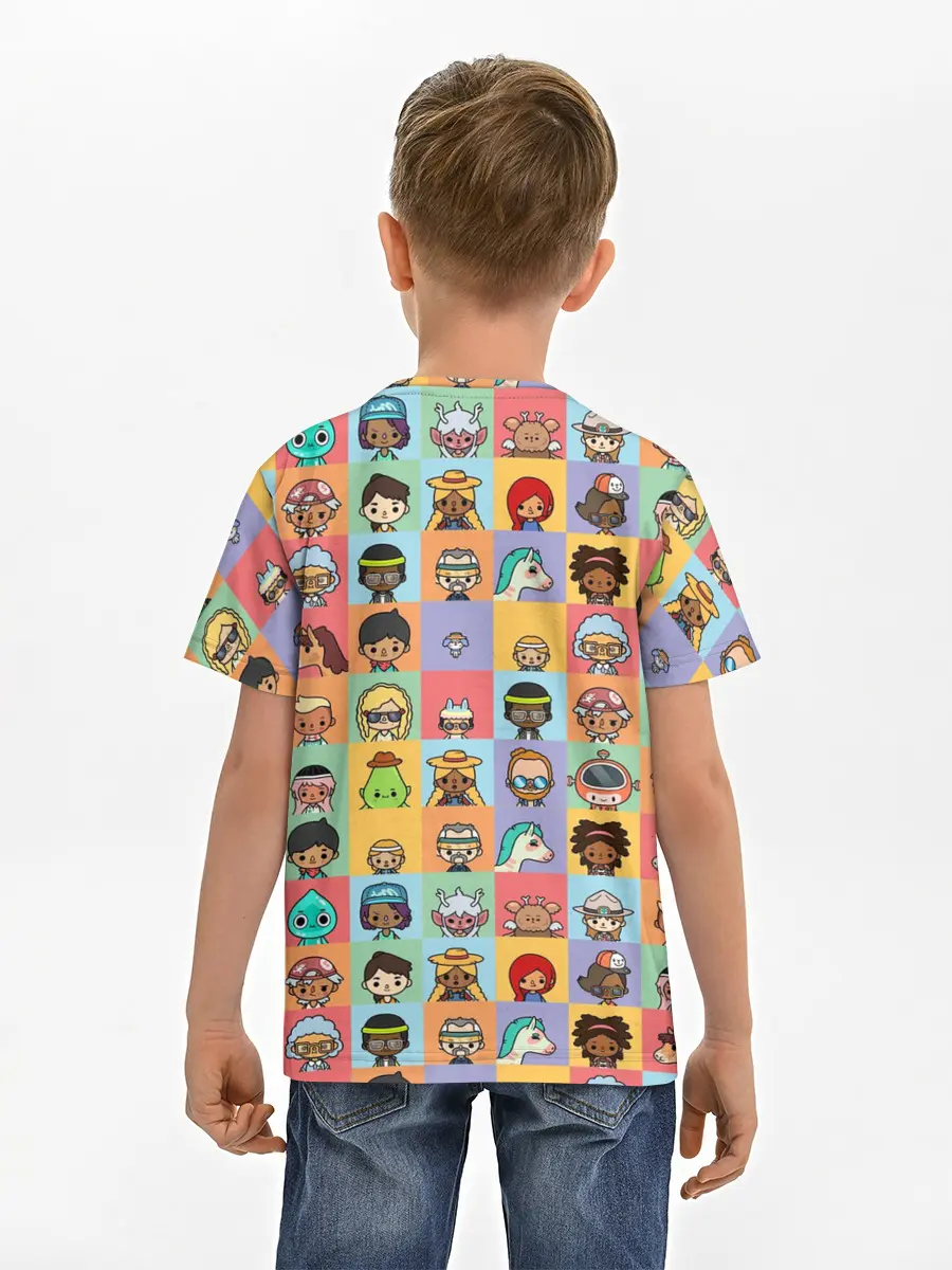 Детская базовая футболка / Toca Life Worl