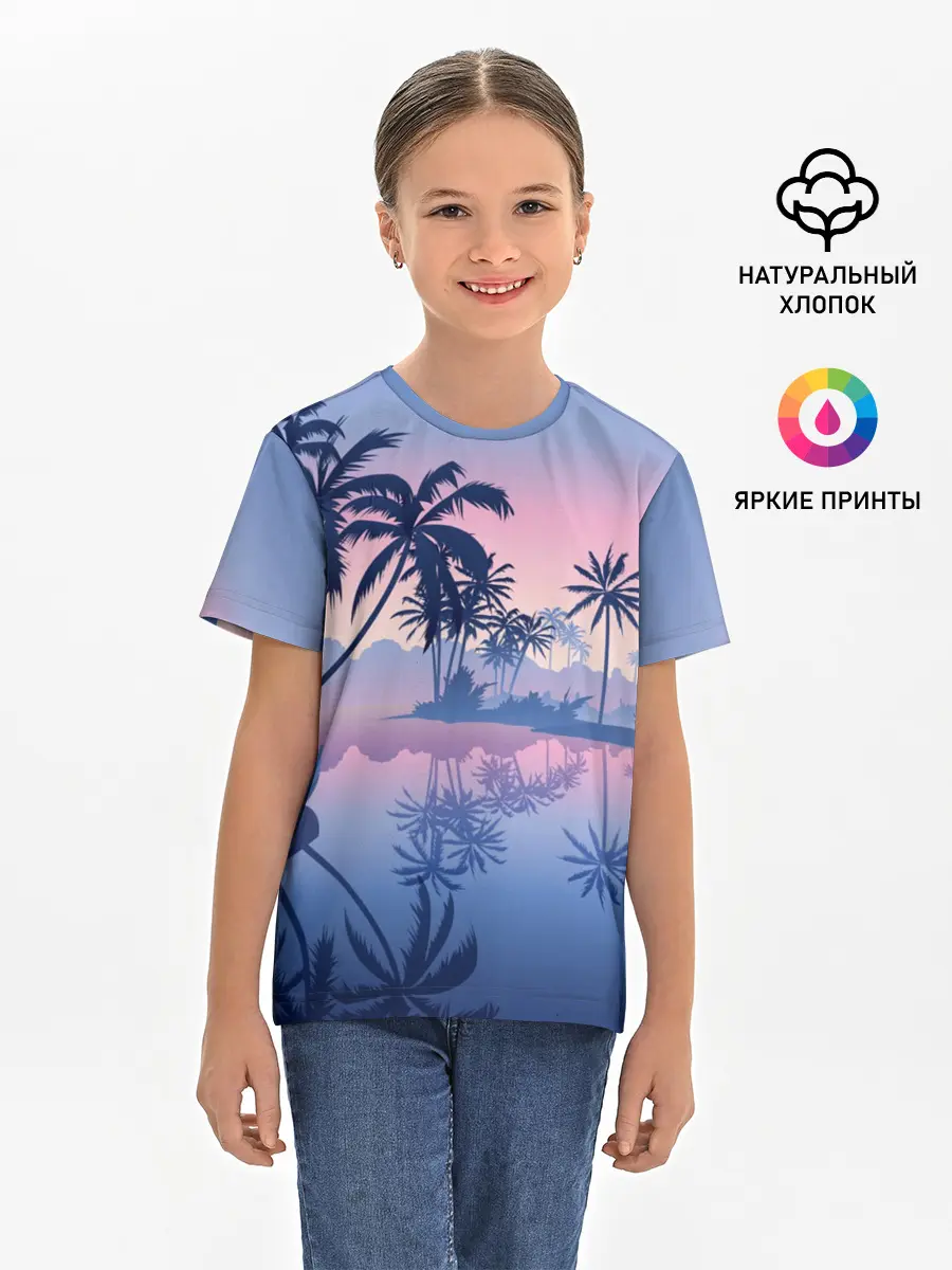 Детская базовая футболка / Тихая заводь