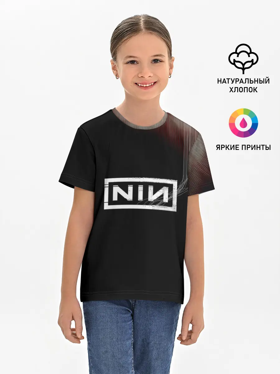 Детская базовая футболка / Cyber NIN