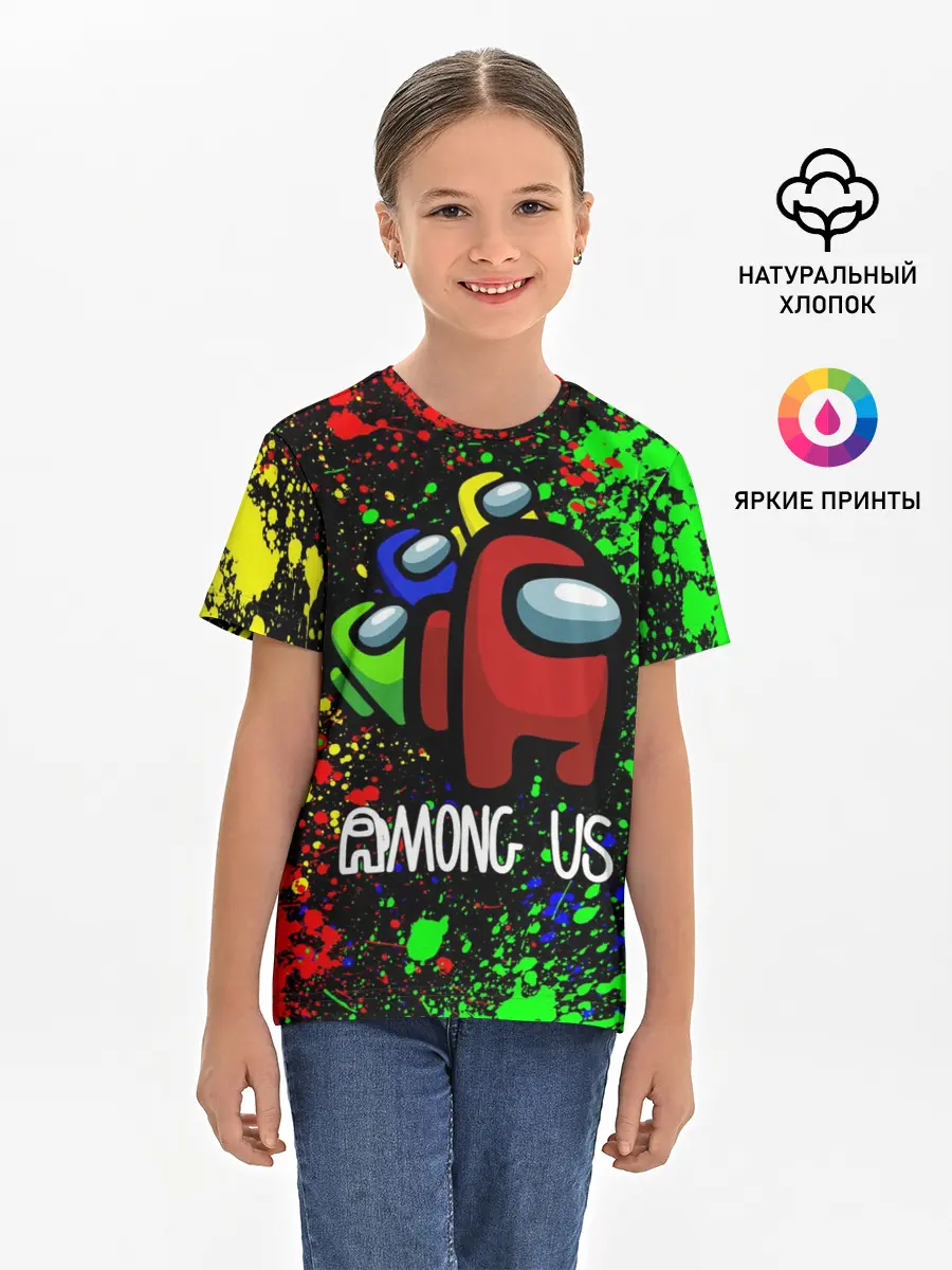 Детская базовая футболка / AMONG US