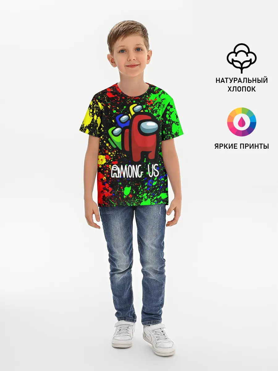 Детская базовая футболка / AMONG US