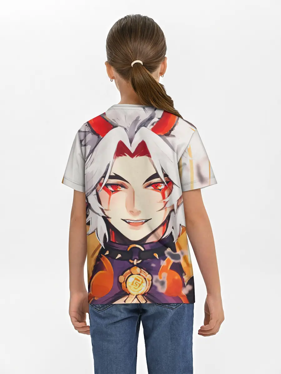 Детская базовая футболка / Arataki Itto Genshin Impact