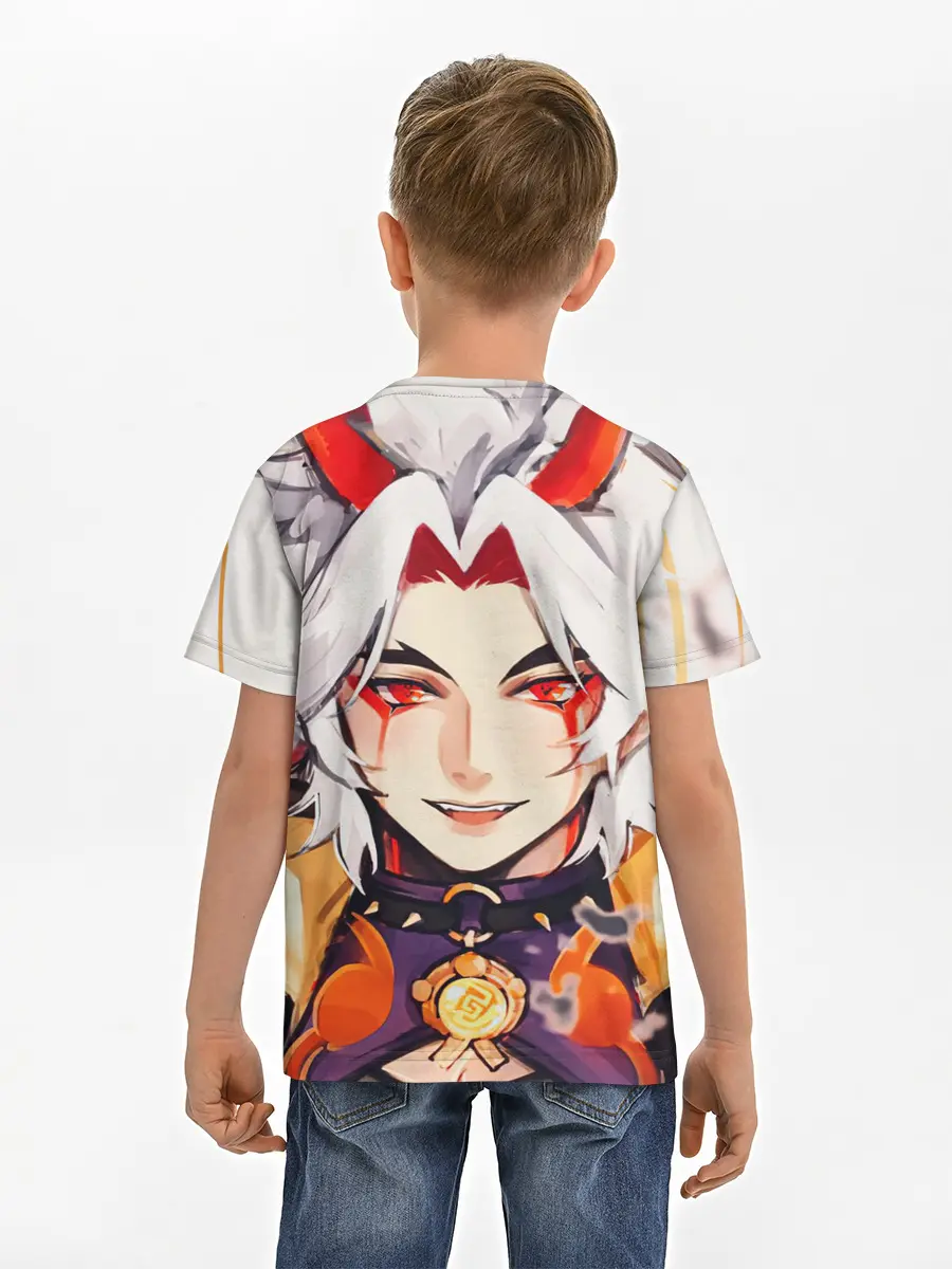 Детская базовая футболка / Arataki Itto Genshin Impact