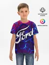 Детская базовая футболка / 3D плиты с подсветкой | FORD