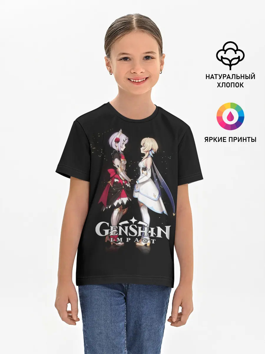 Детская базовая футболка / GENSHIN IMPACT