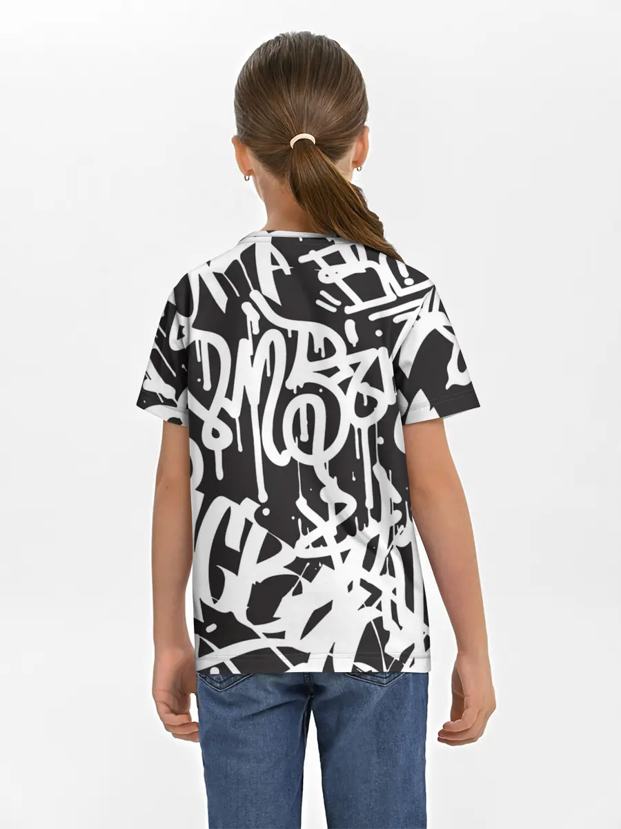 Детская базовая футболка / Граффити среди нас