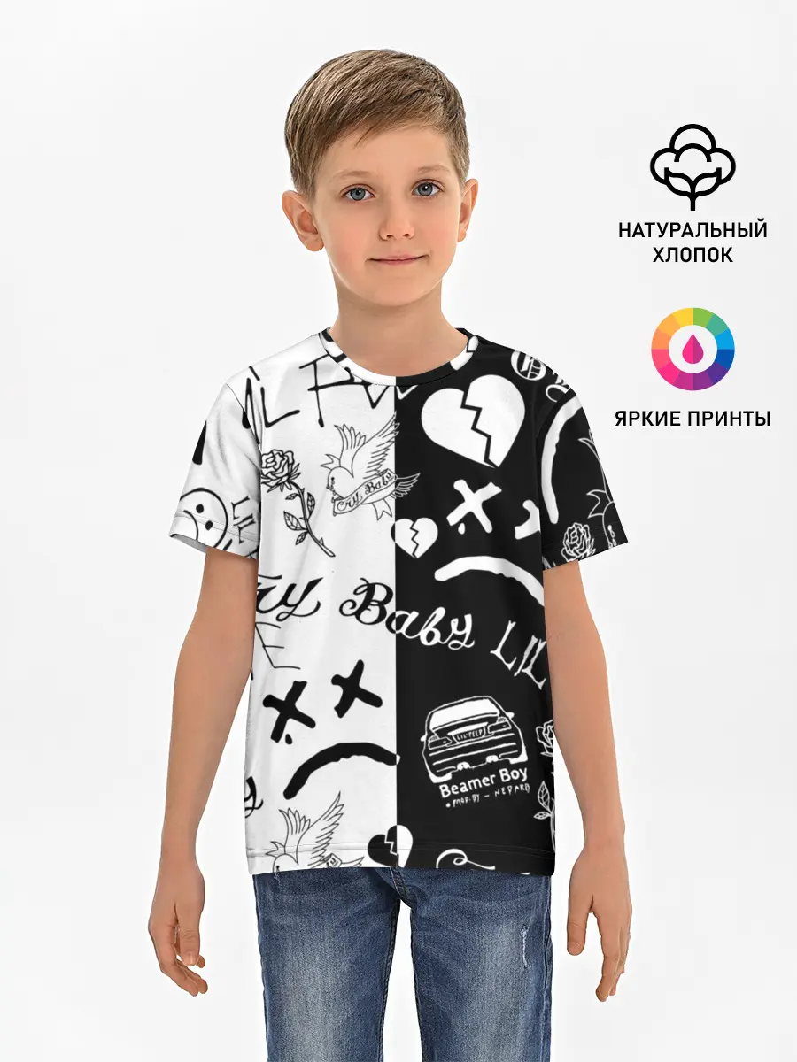 Детская базовая футболка / LIL PEEP