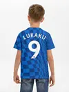 Детская базовая футболка / Лукаку Челси форма 2021/2022